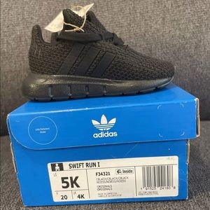 NEW Adidas Boys Size 5K Toddler Swift Run Sneakers